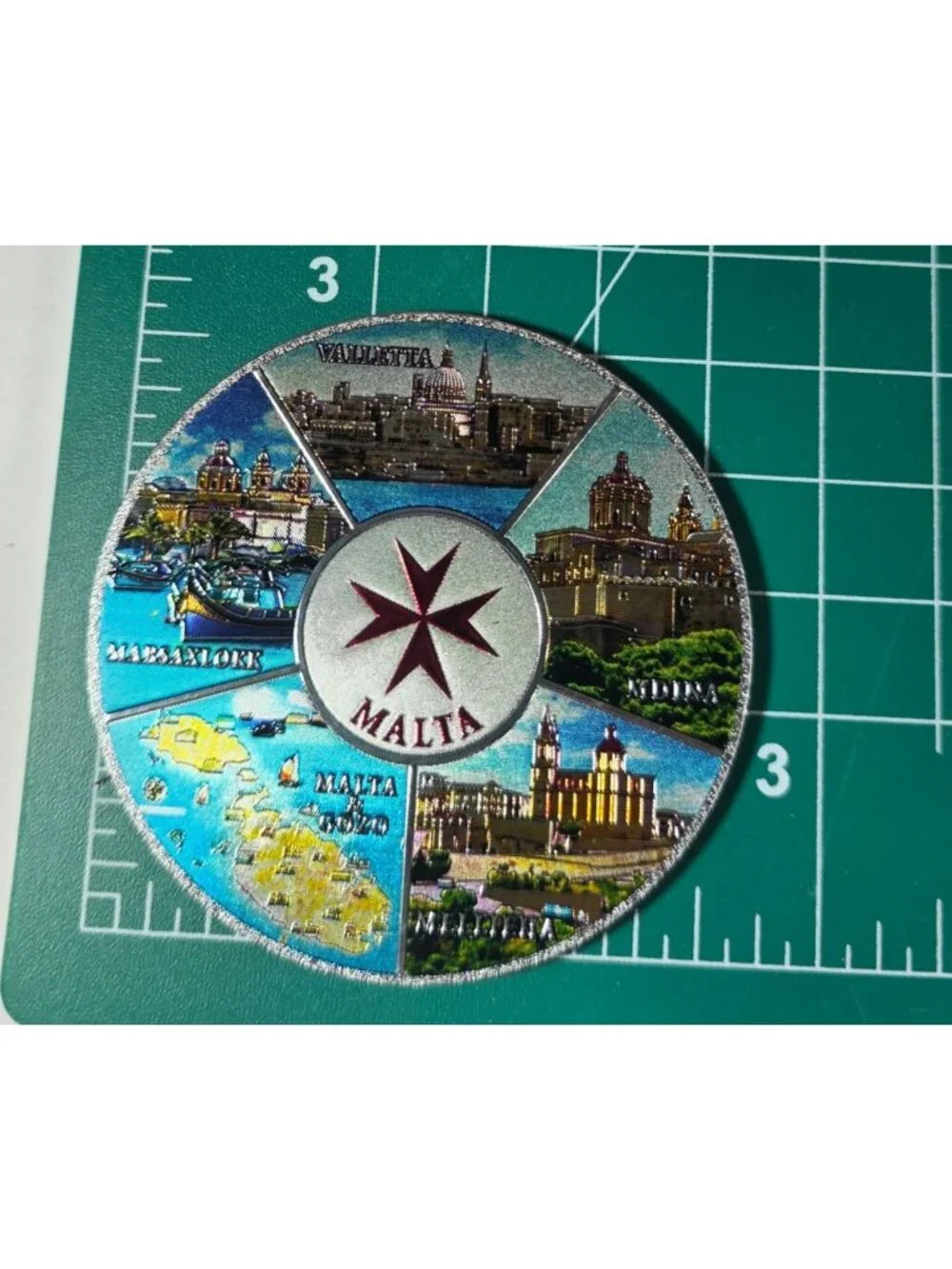 Malta Souvenir Magnet Valletta Mdina Marsaxlokk & Malta-Gozo Landmarks